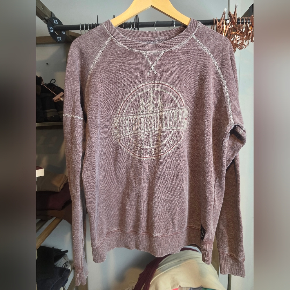 Maroon Crewneck Sweatshirt - Women
